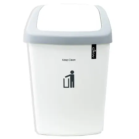 Thùng Rác Nhựa Nắp Lật 9L KEEP CLEAN