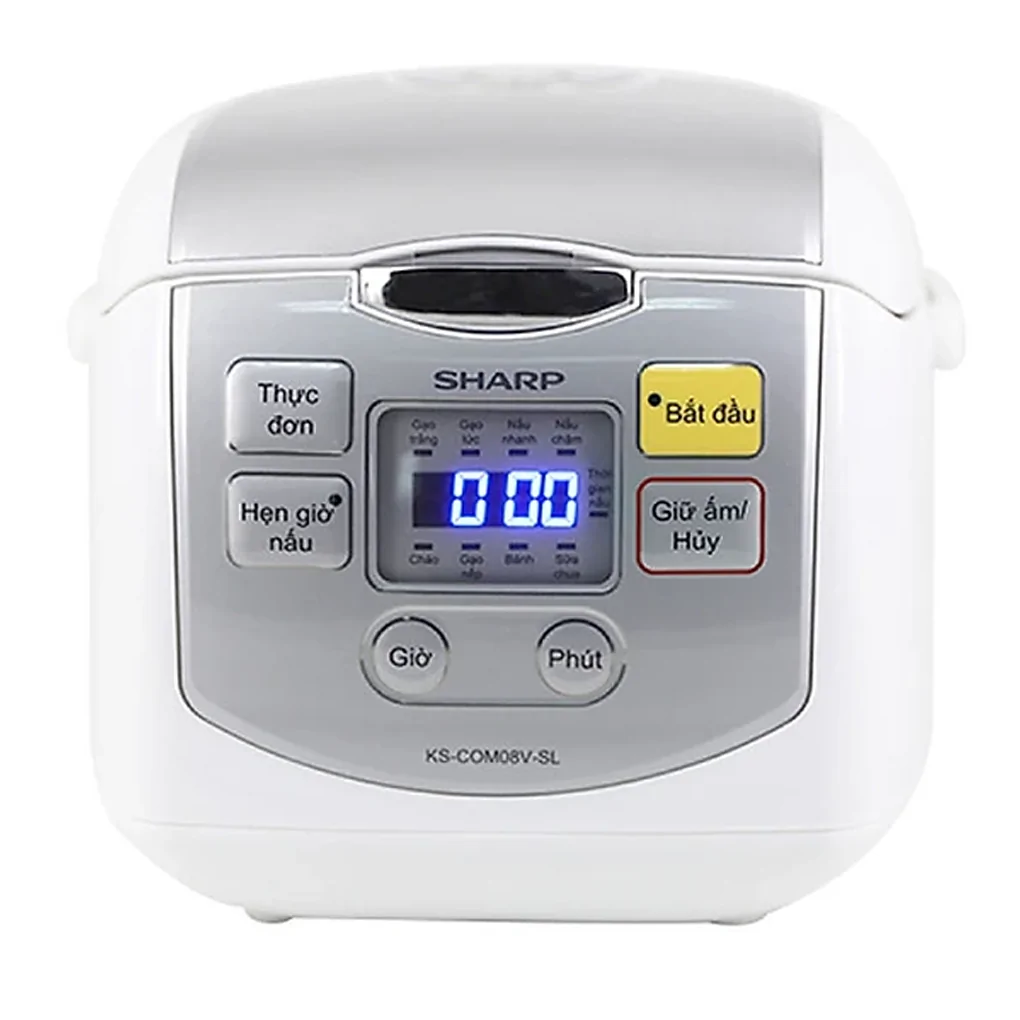 Nồi Cơm Điện Tử Sharp KS-COM08V-SL 0.72 Lít 1