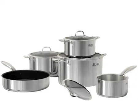 Bộ Nồi Chảo Inox 304 Cao Cấp Đa Lớp SHG700