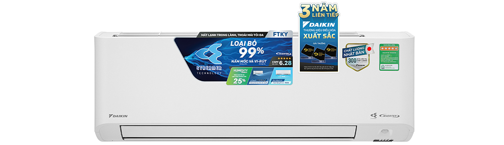 Máy Lạnh Daikin Inverter 1.5 HP FTKY35WMVMV/RKY35WMVMV