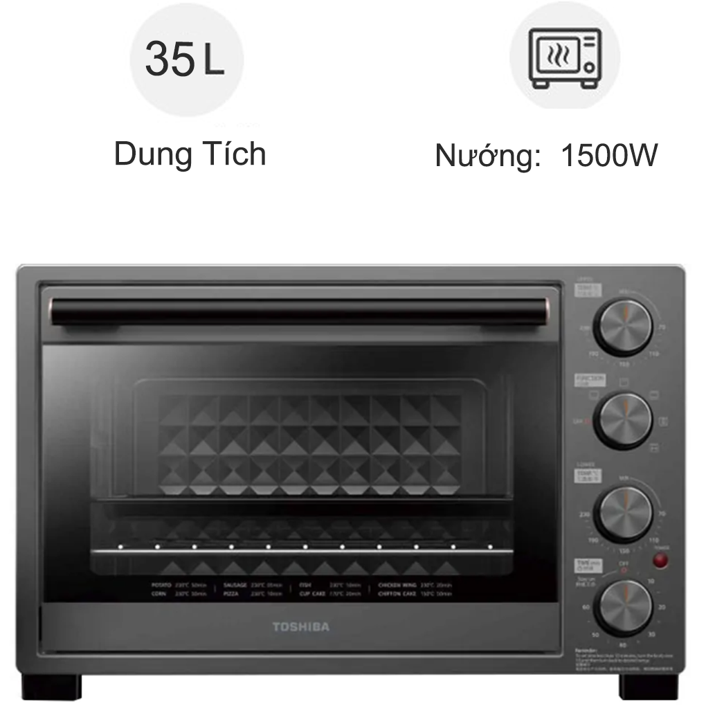 Lò Nướng TOSHIBA TL-MC35Z chính hãng - Giao hàng T9/2025