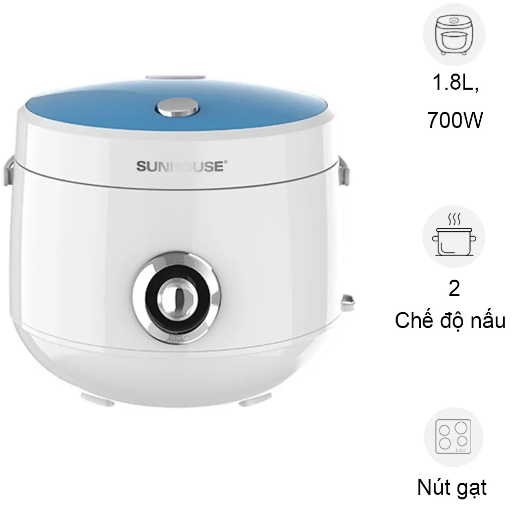 Nồi Cơm Điện Sunhouse SHD8606 1.8 Lít