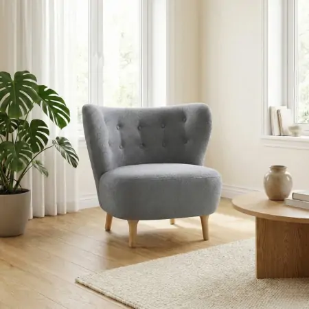 Ghế thư giãn Teddy A21-99 79x80x72cm Xám