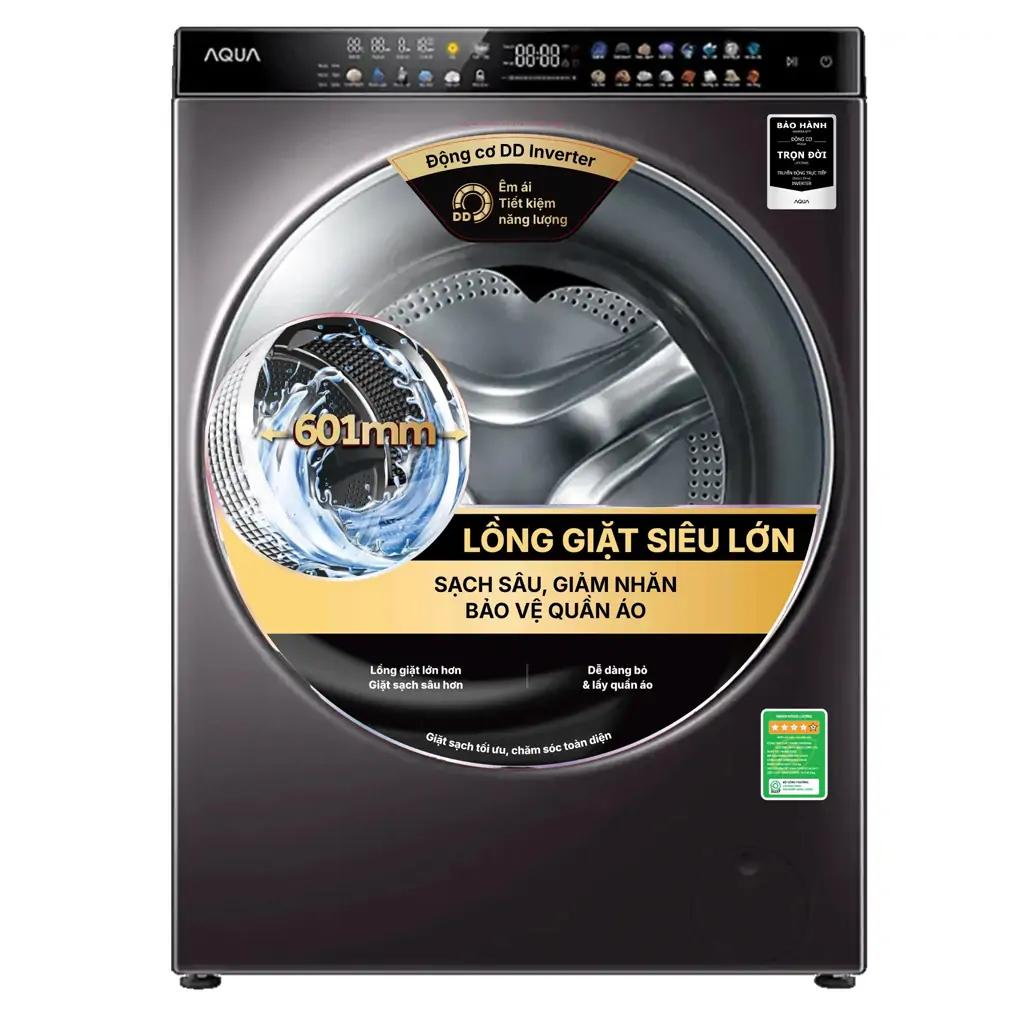 Máy giặt sấy Aqua AQD-DH1500G.PP