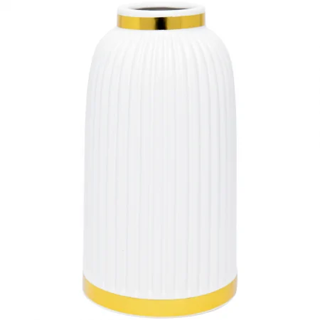 Bình Hoa Sứ ECOFJ3 Trắng 25x7x13 cm