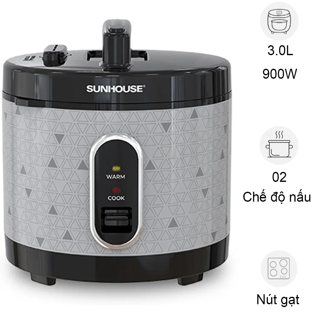 Nồi Cơm Điện Sunhouse SHD8305 3 Lít