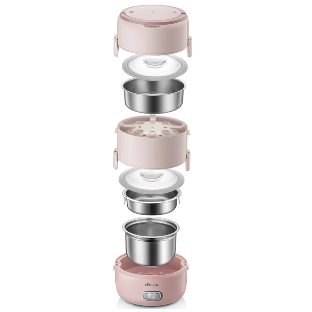 Hộp Cơm Điện Cầm Tay Bear DFH-B20S6 2 Lít - Hàng Quốc Tế - Bản Tiếng Anh 10