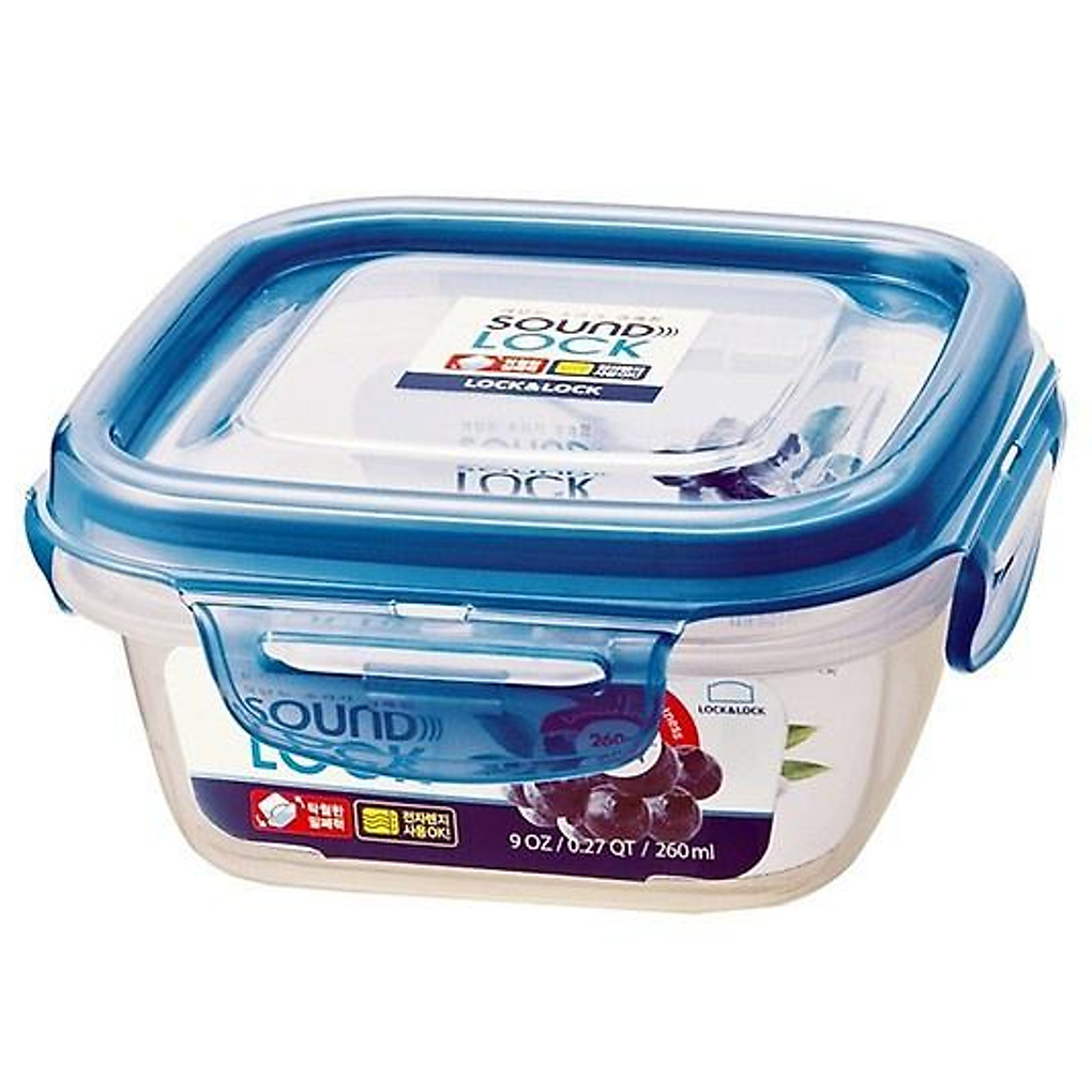 Hộp Bảo Quản Sound Lock Lock&Lock Hình Vuông LEP211 260ml