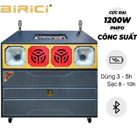 Loa K&eacute;o B&igrave;nh 4 Tấc Đ&ocirc;i NB-2200
