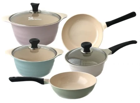 Bộ 5 Nồi Chảo Chống Dính Có Từ PEIHS5