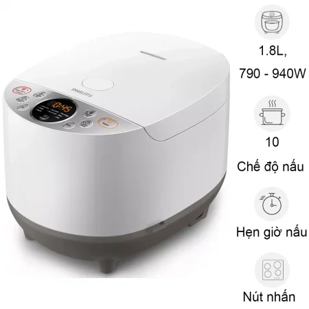 Nồi Cơm Điện Tử HD4515/55 1.8 Lít