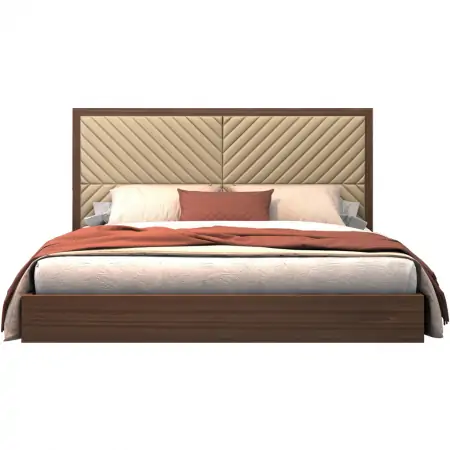 Giường Alpi 1.8M CP2203B-180200-V36F Nâu Gỗ