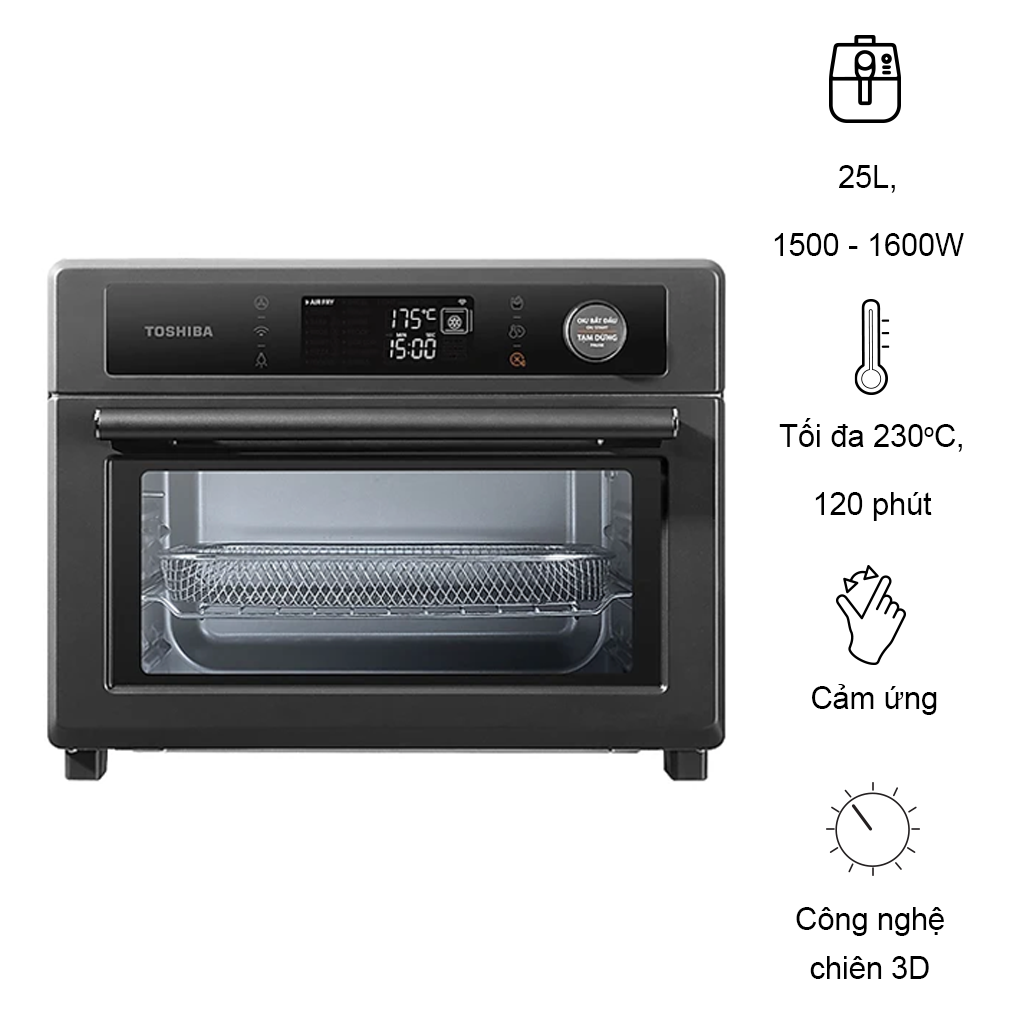 Lò chiên không dầu Toshiba TL2-SAC25GZC (GR)