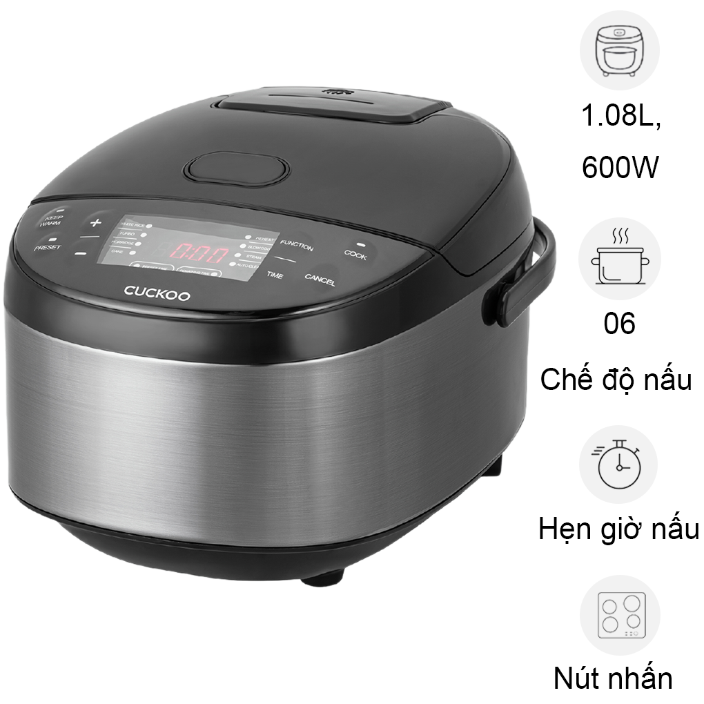 Nồi Cơm Điện Tử Cuckoo CR-0680F 1.08 Lít