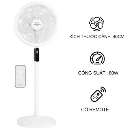 Quạt Đứng Turbo Silence Plus VH689690 - Trắng C&aacute;nh Trắng