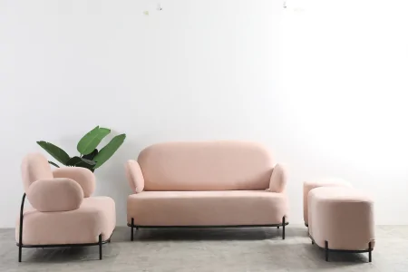 Sofa 2 Chỗ Pinky D-008B Hồng