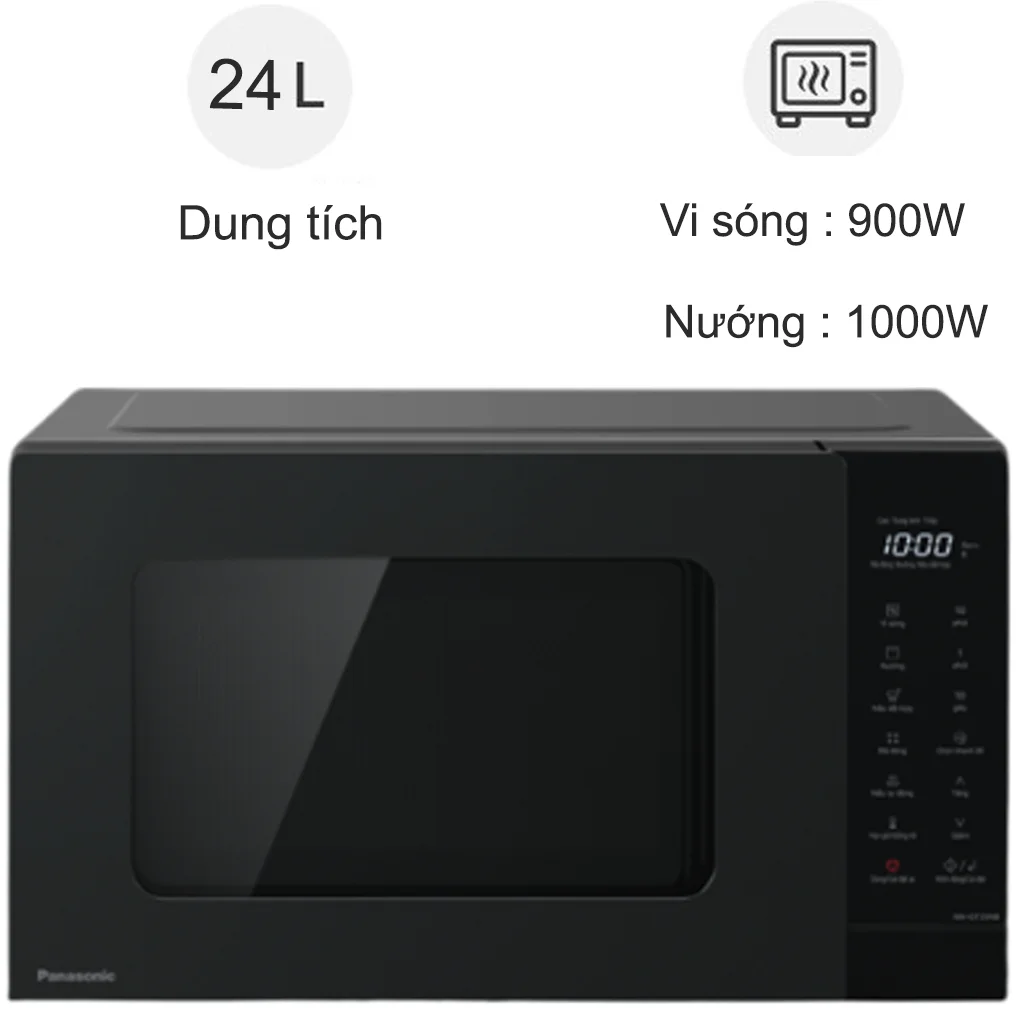 Lò Vi Sóng Có Nướng Panasonic NN-GT35NBYUE 24 Lít