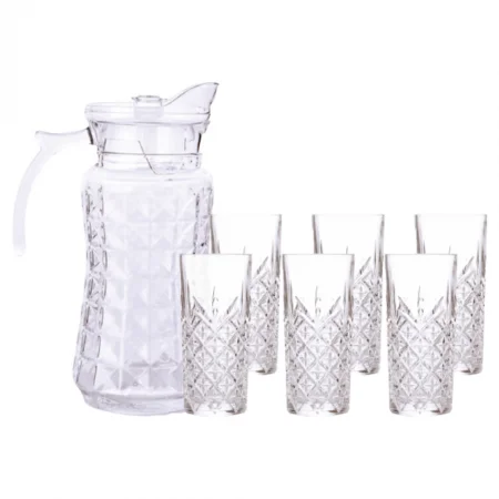 Bộ B&igrave;nh Ly Thủy Tinh Bright 7 M&oacute;n