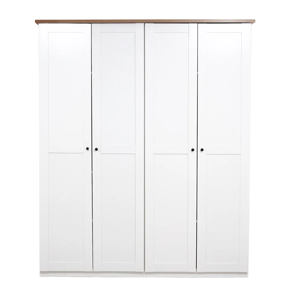 Tủ Áo 4 Cửa HANA A2080 Trắng