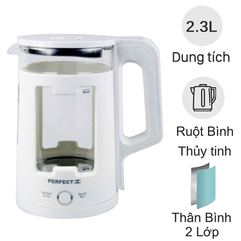 Ấm Đun Nước Giữ Nhiệt Perfect PF-BD68