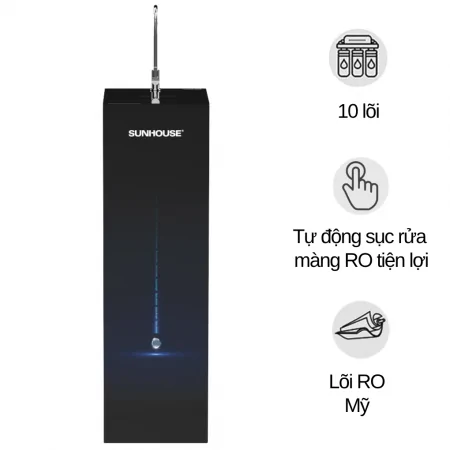 Máy Lọc Nước RO UltraPURE 10 Lõi Sunhouse SHA8892KL