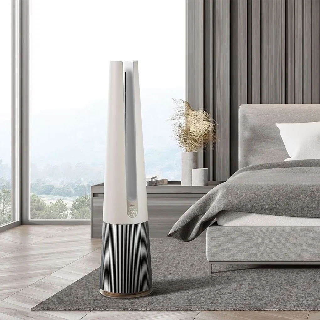 Máy Lọc Không Khí LG PuriCare Aero Tower Hit FS15GPBK0 Màu Be 14