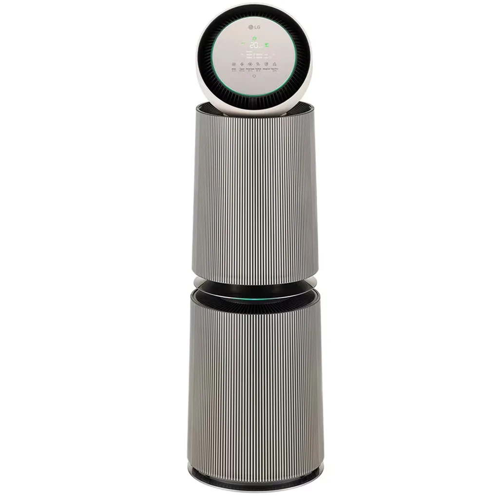 Máy lọc không khí 360 độ Alpha 2 tầng màu vàng be AS10GDBY0