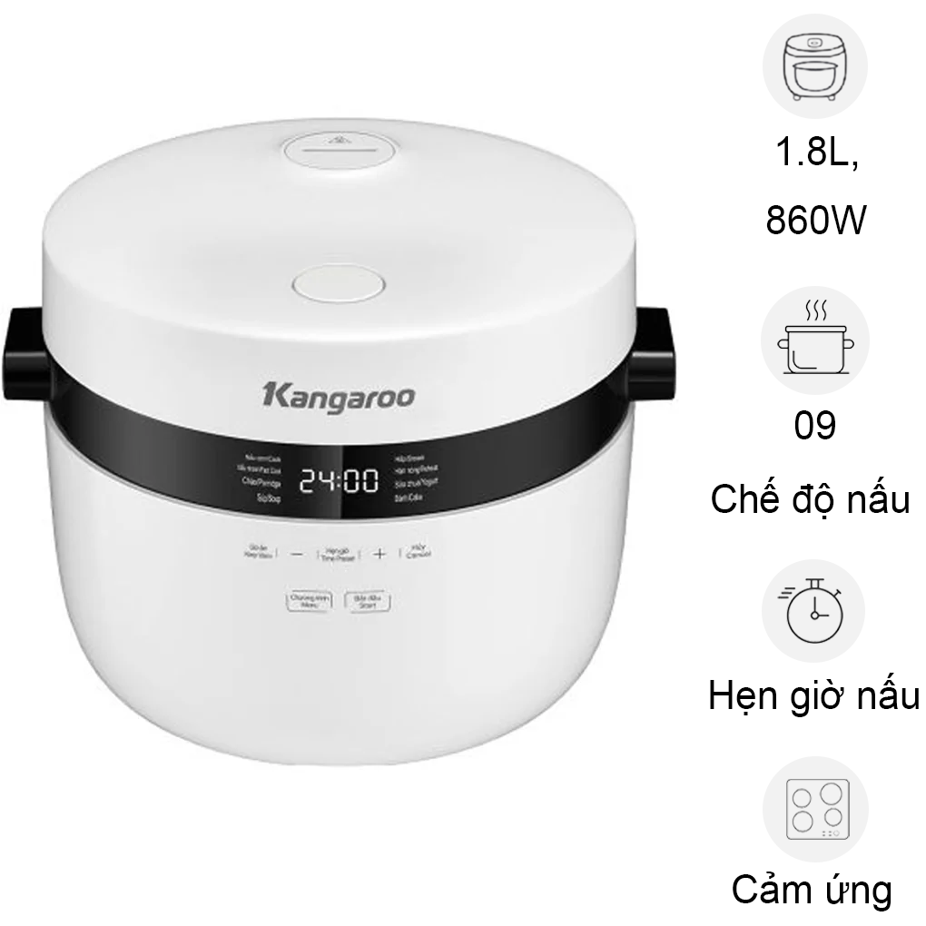 Nồi Cơm Điện Tử Kangaroo KG18DR9  (Sản phẩm trưng bày)