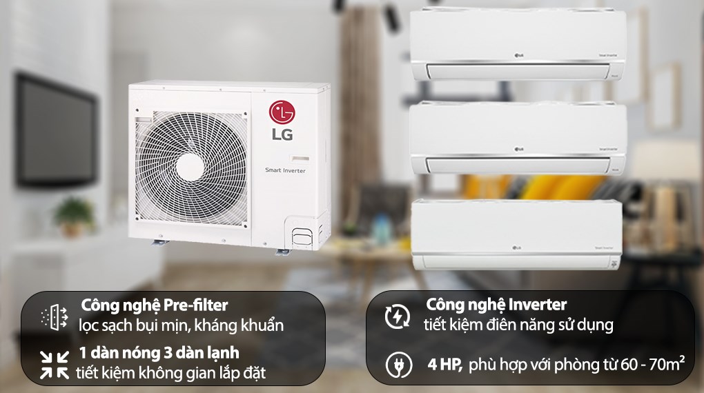 Dàn lạnh máy lạnh LG Z4UQ36GFA0-2 - hình ảnh thực tế