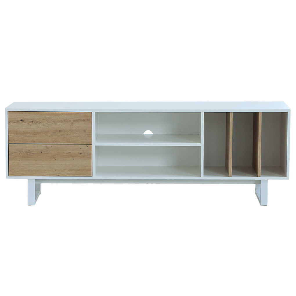 Tủ TV Daichi YSL-TVTW-01 Trắng Nâu