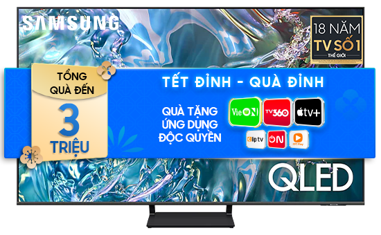 Smart Tivi QLED Samsung 4K 65 Inch QA65Q60D