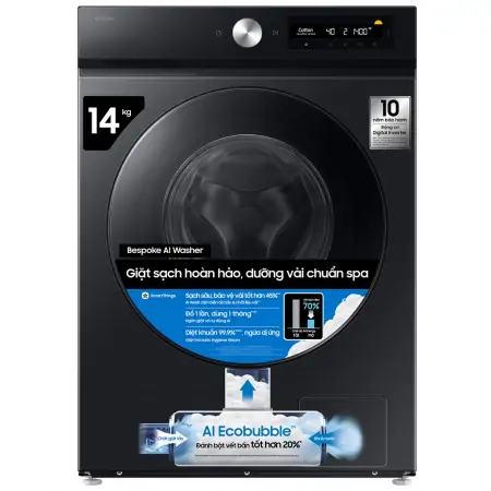 Máy Giặt Samsung Bespoke AI Inverter 14 kg WW14BB944DGBSV