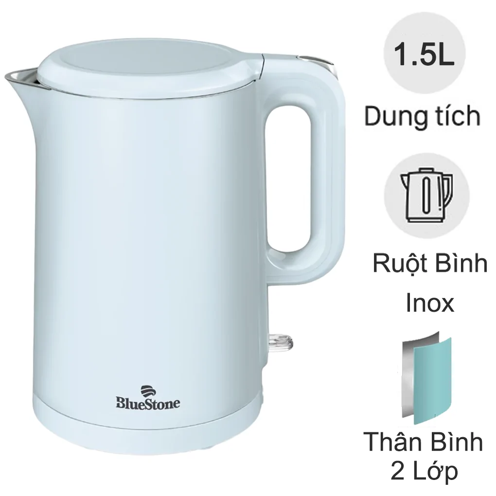 Ấm Đun Siêu Tốc BlueStone KTB-3457 1.5 Lít