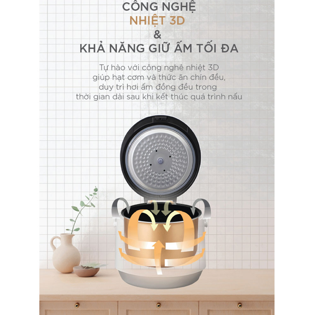 Nồi Cơm Điện Cuckoo CR-1095 1.8 Lít 8
