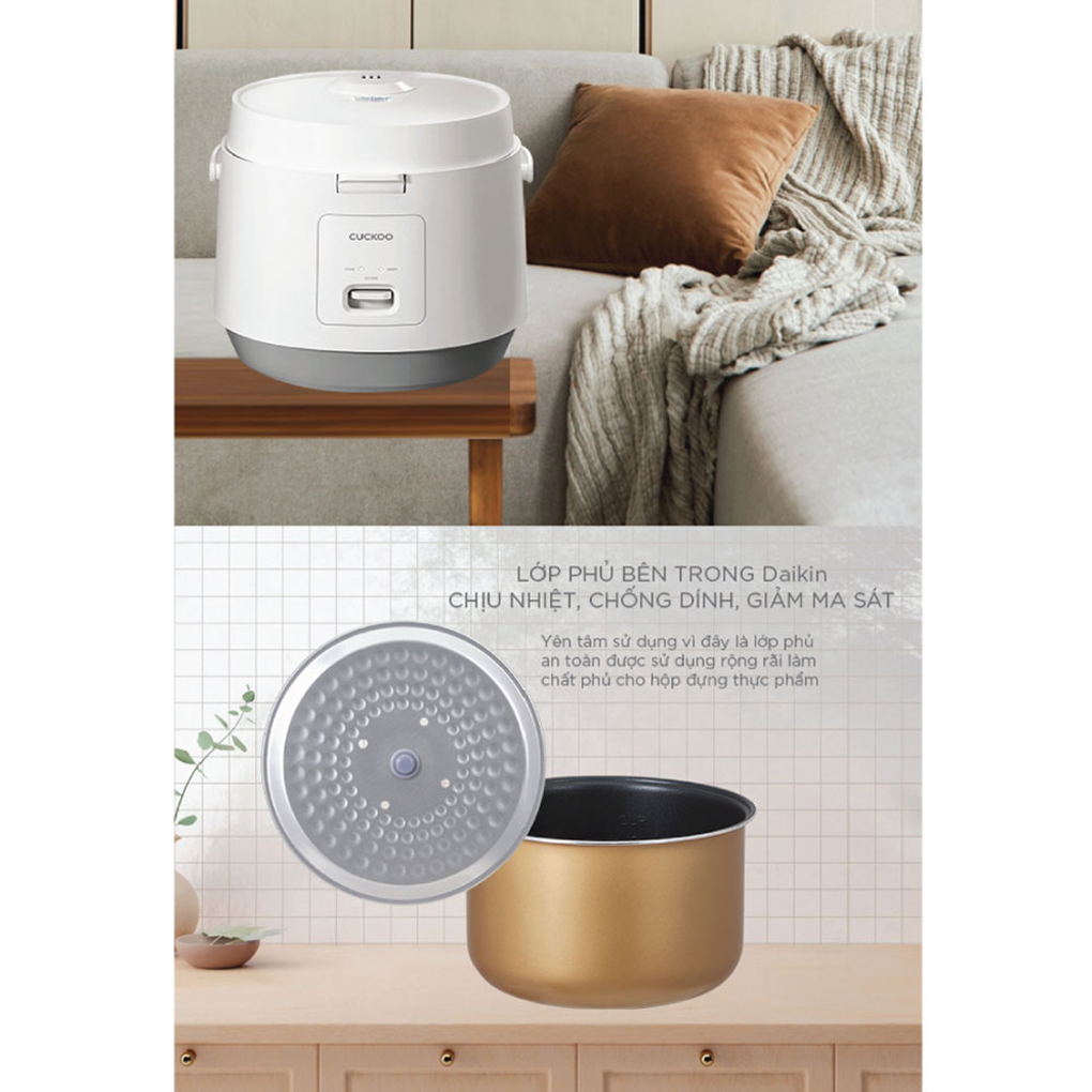 Nồi Cơm Điện Cuckoo CR-1095 1.8 Lít 9