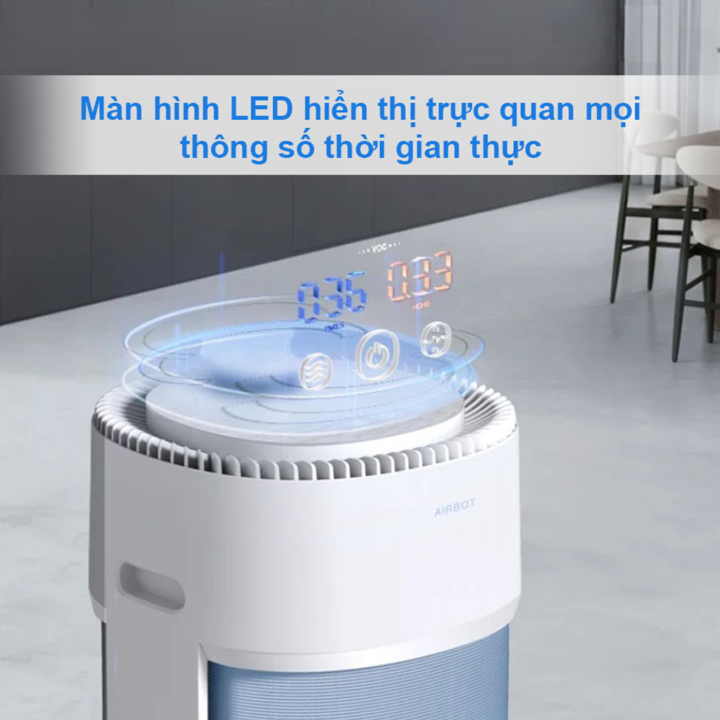 Robot Lọc Không Khí Ecovacs Airbot Andy Pro 9