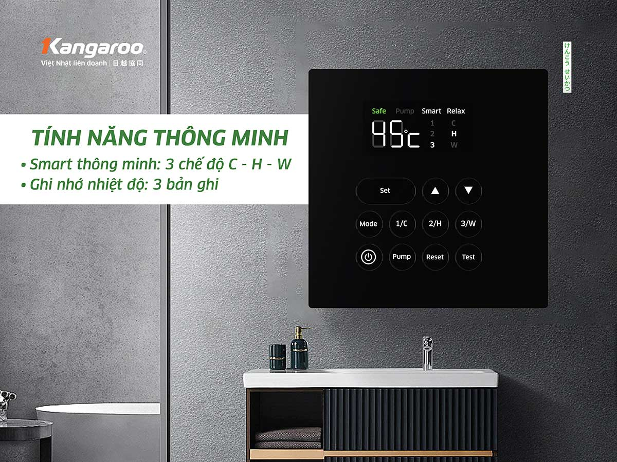 Máy Nước Nóng Trực Tiếp Kangaroo KGWD45P1 12