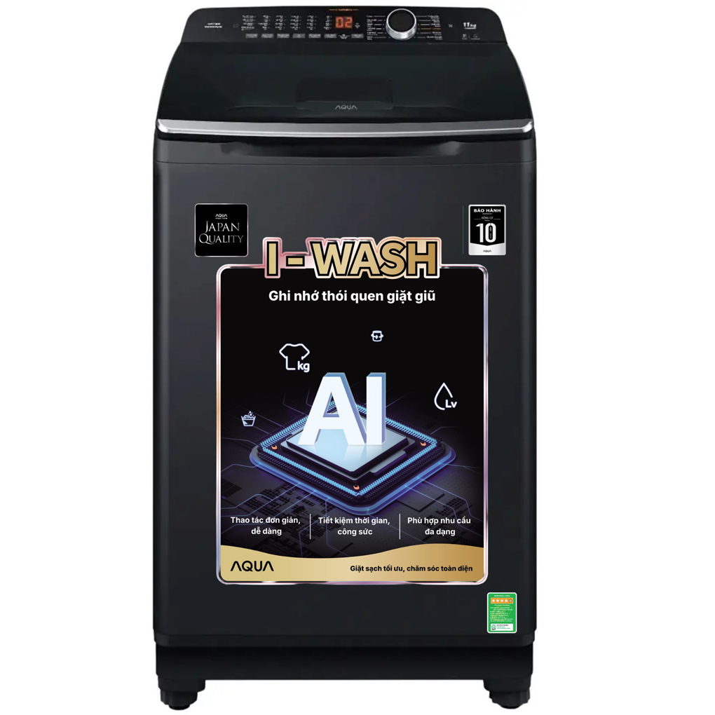Máy Giặt Aqua 12 Kg AQW-FR120HT.BK