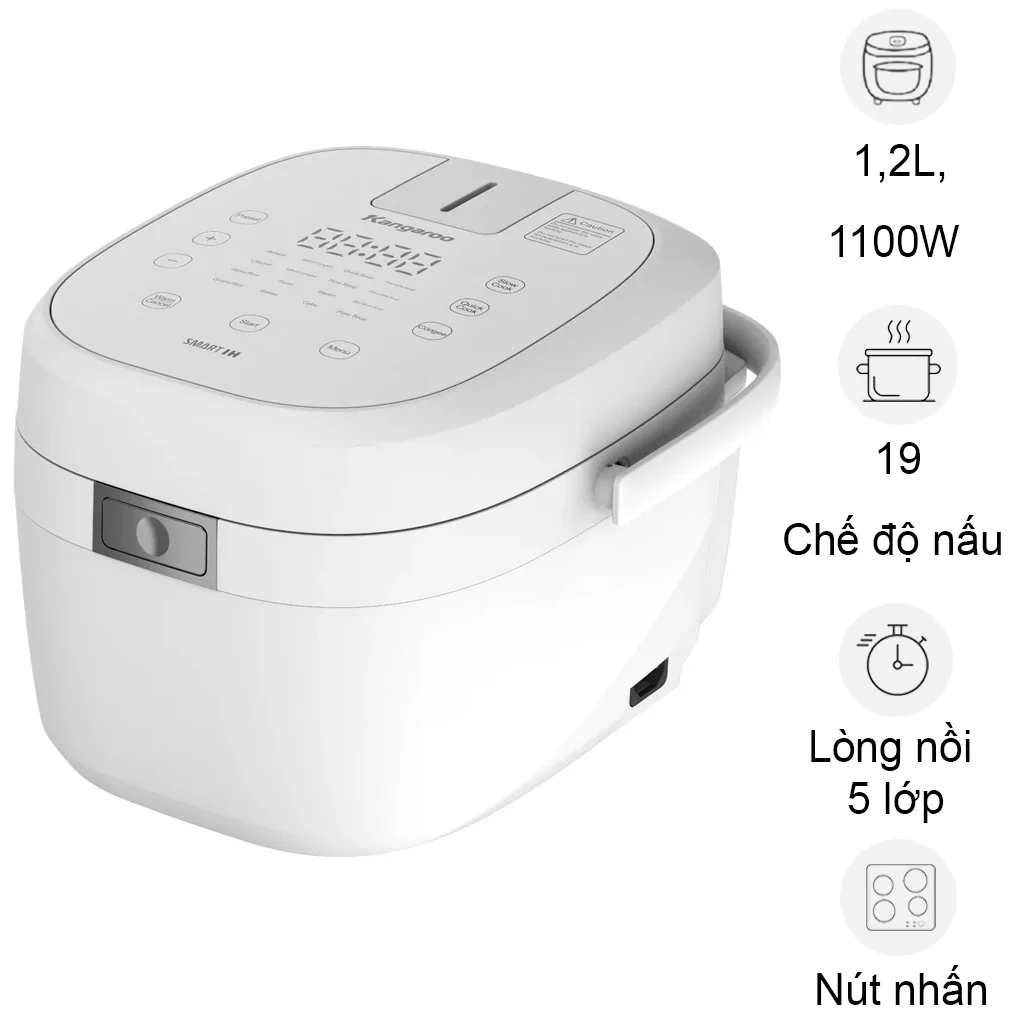 Nồi cơm điện cao tần Kangaroo KGR12IH1