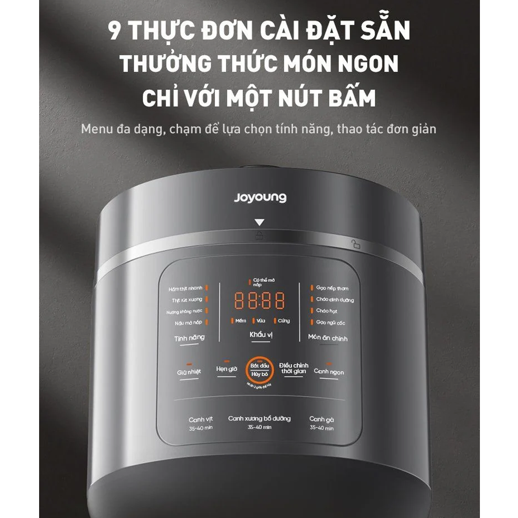 Nồi Cơm Áp Suất Điện Tử Joyoung JHPC-5039 5 Lít 15