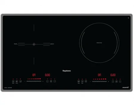 Bếp Đôi Điện Từ Hồng Ngoại Nagakawa NK2F02MB - Malaysia
