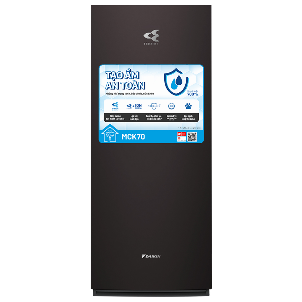 Máy Lọc Không Khí Daikin MCK70ZVM7-T 82W 0