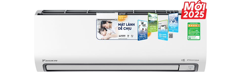 Máy Lạnh Daikin Inverter 1 Hp ATKF25ZVMV