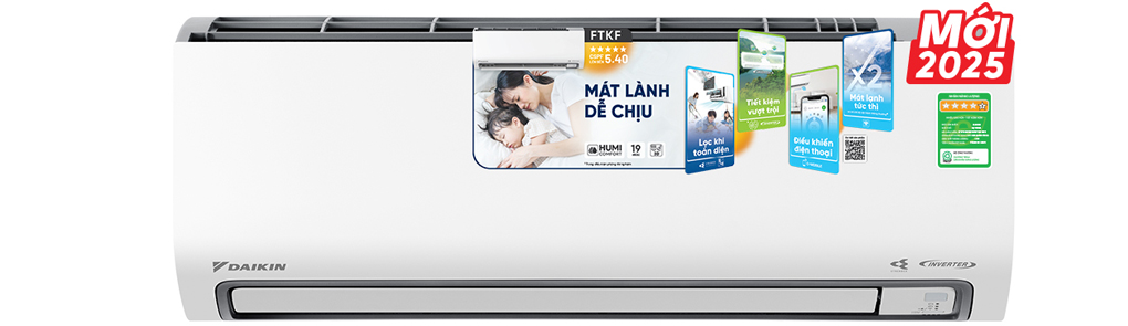 Máy Lạnh Daikin Inverter 2.5 Hp FTKF60ZVMV
