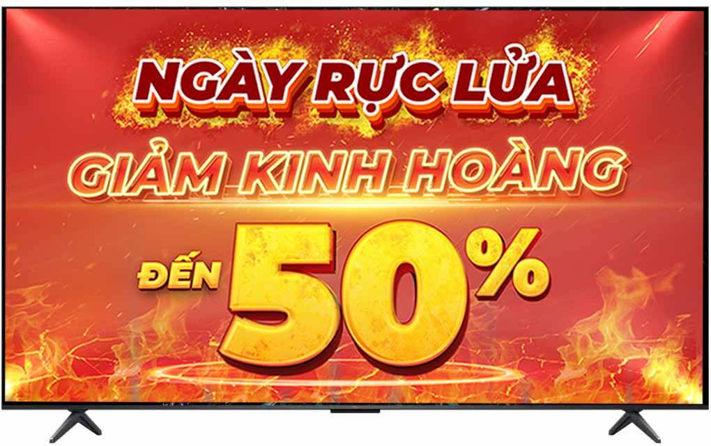 Google Tivi TCL QD-Mini LED 4K 55 Inch 55C6K (144Hz)