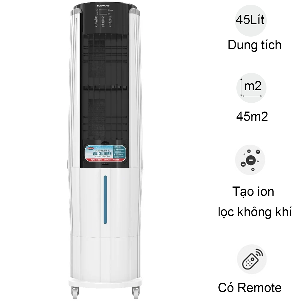 Máy Làm Mát Không Khí Sunhouse SHD7737 220W