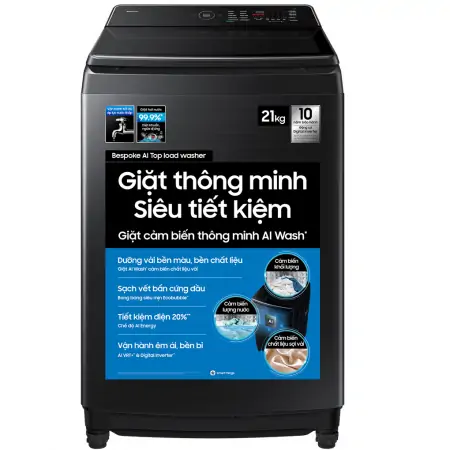 Máy Giặt Samsung Inverter 21 kg WA80F21B9BSV