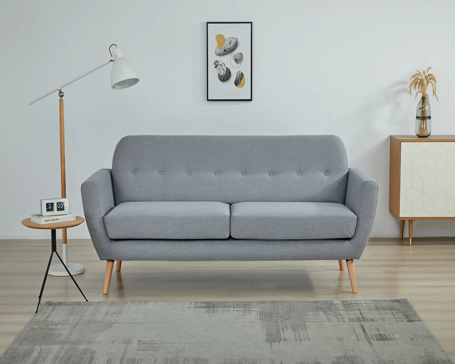 Sofa 3 Chỗ Botan DX-LEG-810N1-P3 Xám