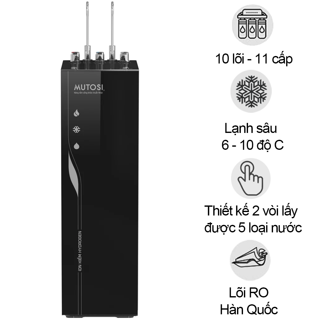 Máy Lọc Nước Ion Kiềm Hydrogen Mutosi 10 Lõi MP-P68K