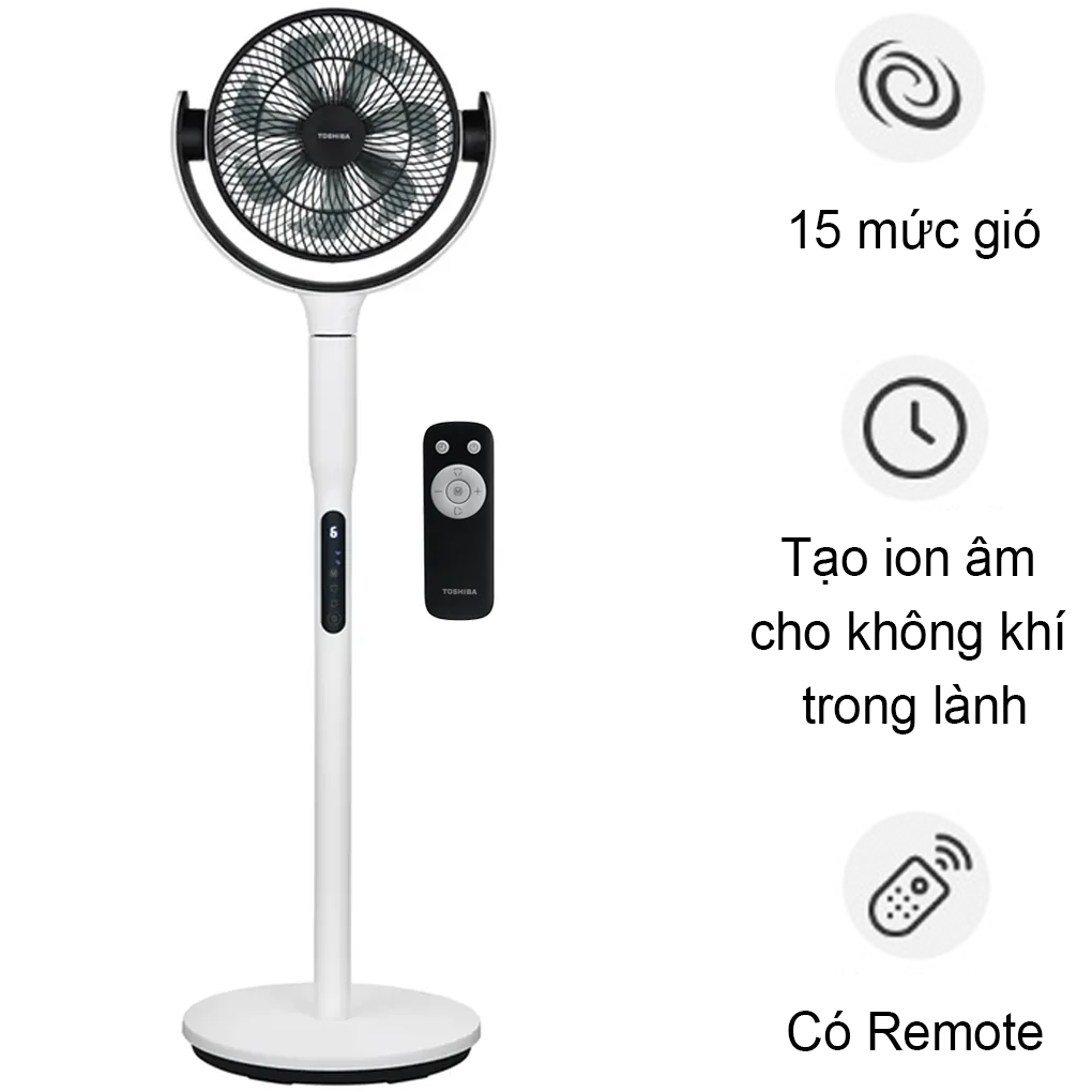 Quạt Đứng Toshiba F-DSC40XVN(W)